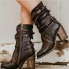 WOLFF Alltagsschuhe | Eudex - Stylische Lederstiefel Retro-Look