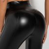 WOLFF Leggings | Wolff | Soft Damen Scrunch Bum Pu Hoch Taillierte Leggings