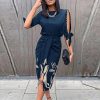 WOLFF Lange Kleider | Dressino - Mode Kleid Mit Blumendruck