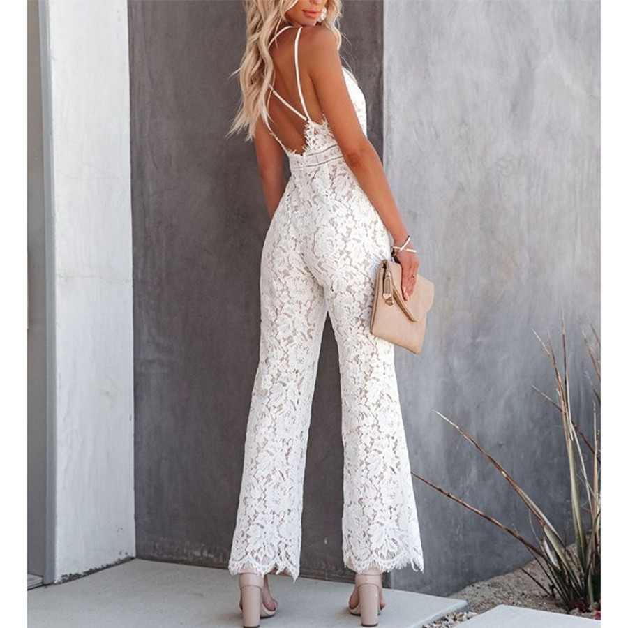 WOLFF Einteiler Outfits | Prava - Wunderschoner Spitzen-Jumpsuit