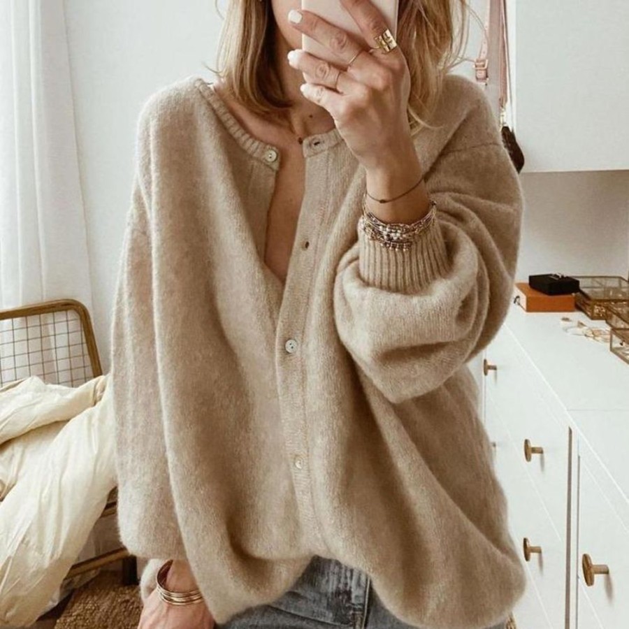 WOLFF Sweatshirts/Pullover | Wolff - Cozy Chic Modische Allround-Strickjacke