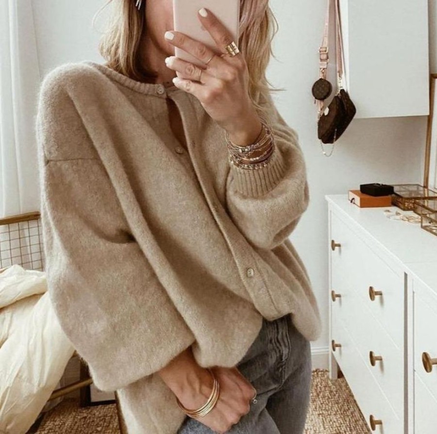 WOLFF Sweatshirts/Pullover | Wolff - Cozy Chic Modische Allround-Strickjacke