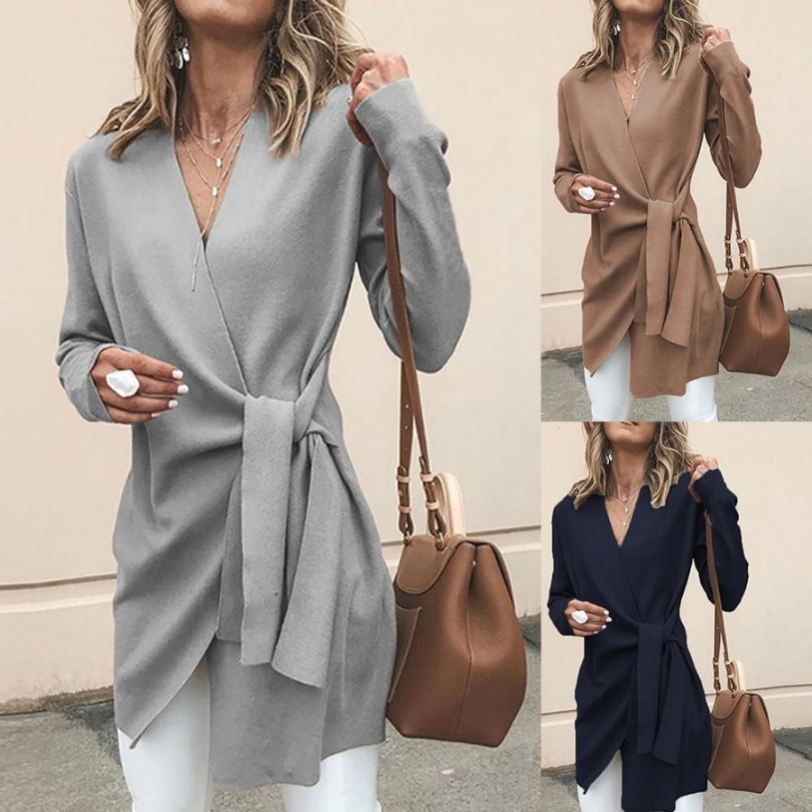 WOLFF Lange Jacken | Mecove - Elegante Damen-Strickjacke