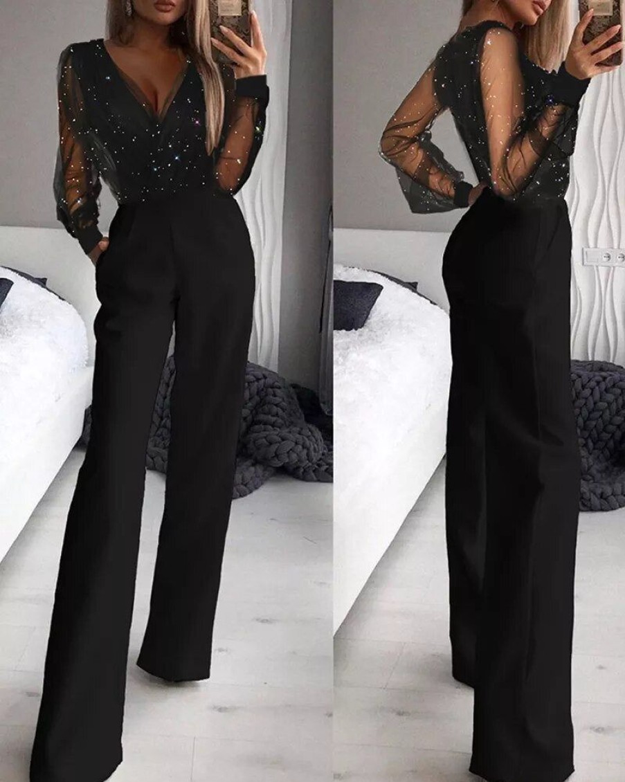 WOLFF Einteiler Outfits | Wolf Lassige Einfarbige Regulare Jumpsuits