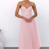 WOLFF Lange Kleider | Wolf Modernes Prinzessin Chiffon Hosentrager Party Maxikleid