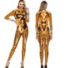 WOLFF Party-Outfits | Wolf Bedruckter Langarm-Overall