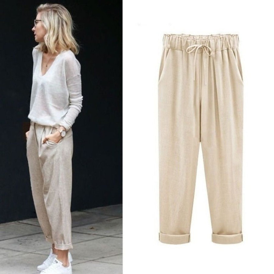 WOLFF Hosen | Wolf Baumwoll-Leinen-Hose