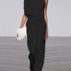 WOLFF Sommerkleider | Wolff Damen Overall Mit Rundhalsausschnitt, Armellos Und Weitem Bein