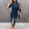 WOLFF Kurze Kleider | Dressino - Mode Kleid Mit Blumendruck