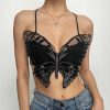 WOLFF Tops | Wolff Neckholder-Crop-Top Mit Flugeln