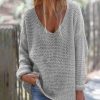 WOLFF Tops | Wolf Langarmeliges Strick-Top