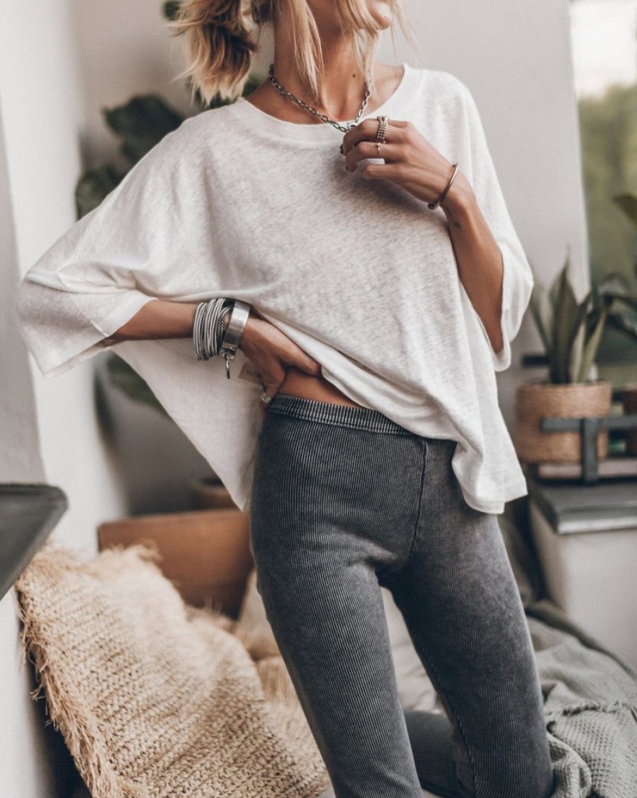 WOLFF Leggings | Wolff | Dunkle Gerippte Leggings