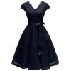 WOLFF Lange Kleider | Wolf Knielanges Partykleid