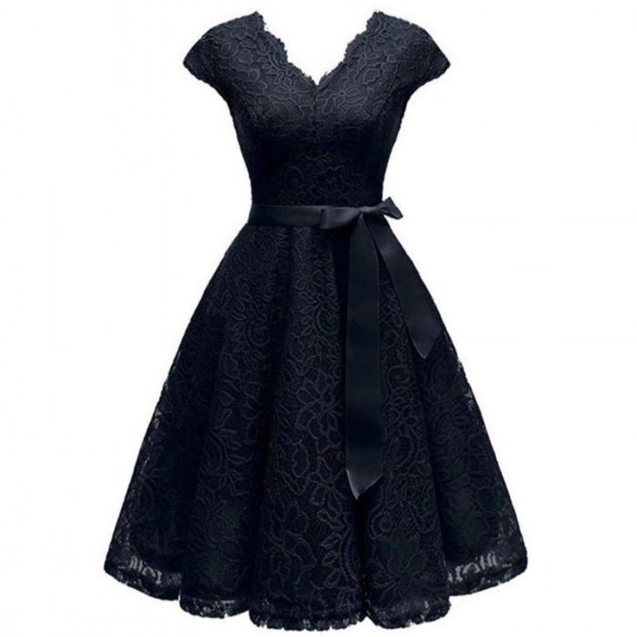 WOLFF Lange Kleider | Wolf Knielanges Partykleid