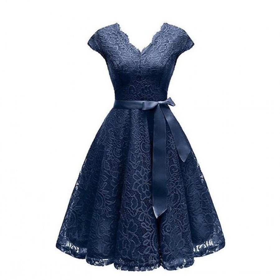 WOLFF Lange Kleider | Wolf Knielanges Partykleid