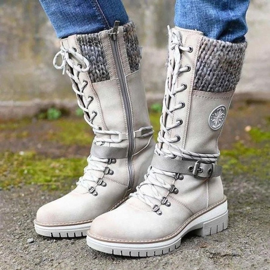 WOLFF Hohe Stiefel | Bootlix - Bequeme Damenstiefel Mit Rutschfester Sohle