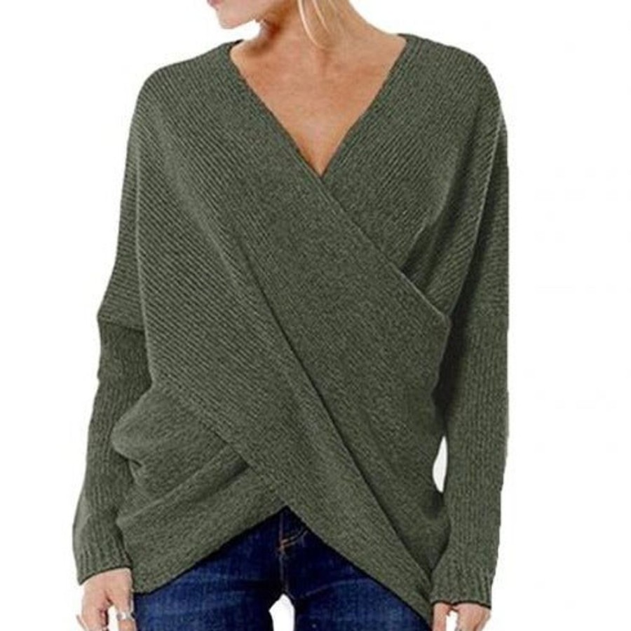 WOLFF Sweatshirts/Pullover | Wolff Gekreuzter Pullover