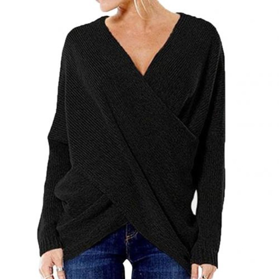 WOLFF Sweatshirts/Pullover | Wolff Gekreuzter Pullover