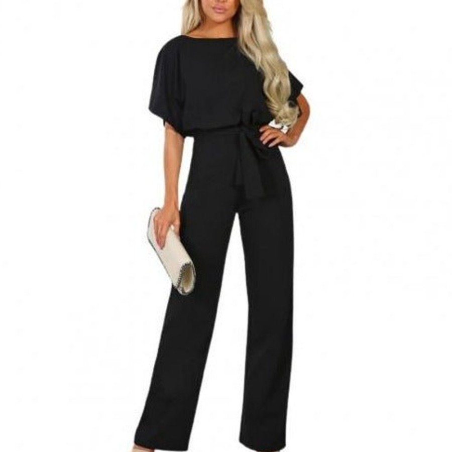 WOLFF Zweiteiler Outfits | Wolf Jumpsuit Mit Rundhalsausschnitt