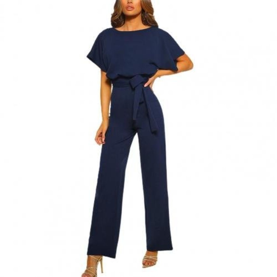 WOLFF Zweiteiler Outfits | Wolf Jumpsuit Mit Rundhalsausschnitt