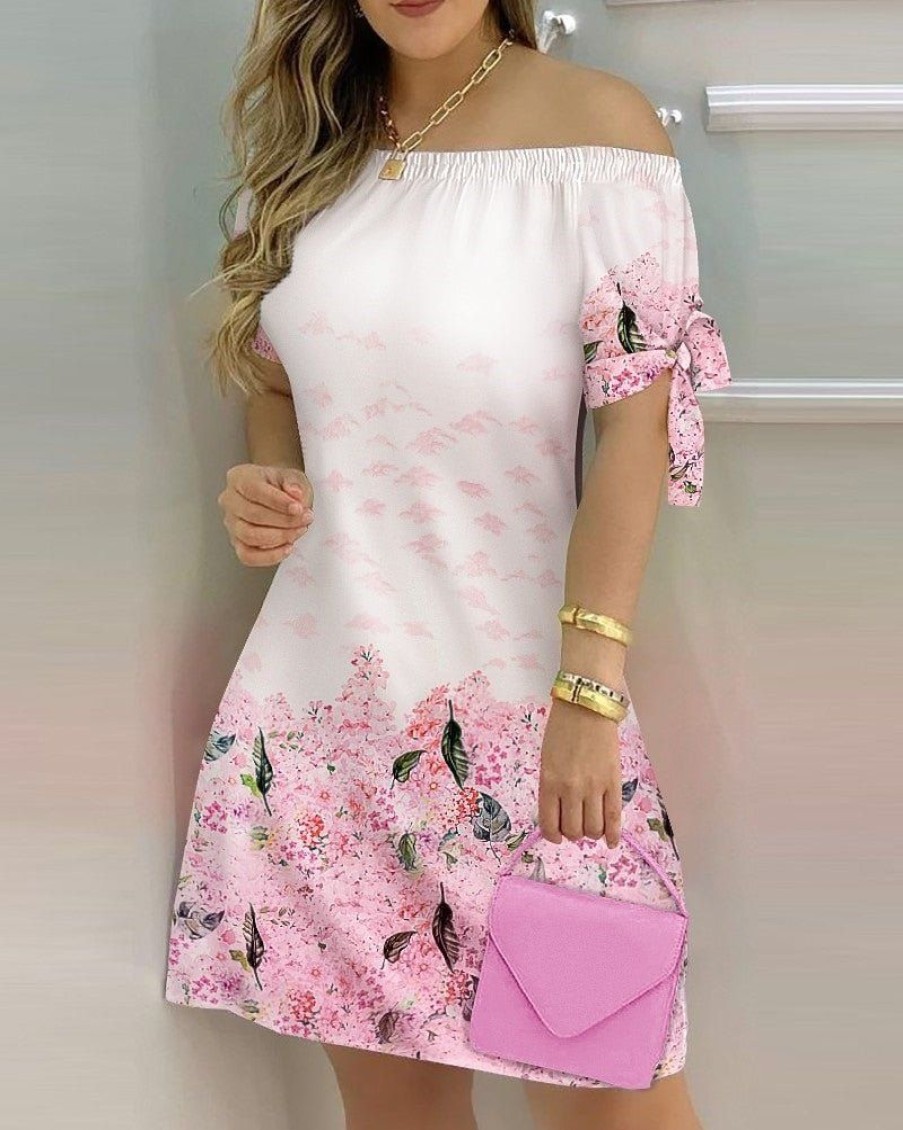 WOLFF Kurze Kleider | Revure - Sexy Schulterfreies Minikleid