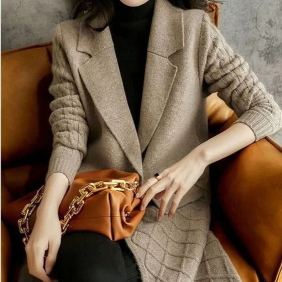 WOLFF Lange Jacken | Wolff Lange Strickjacke
