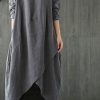 WOLFF Lange Kleider | Wolf Langarmeliges Unregelmasiges Midikleid
