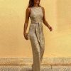 WOLFF Outfits Zum Chillen | Loiry - Einfarbiger Glitzer Jumpsuit
